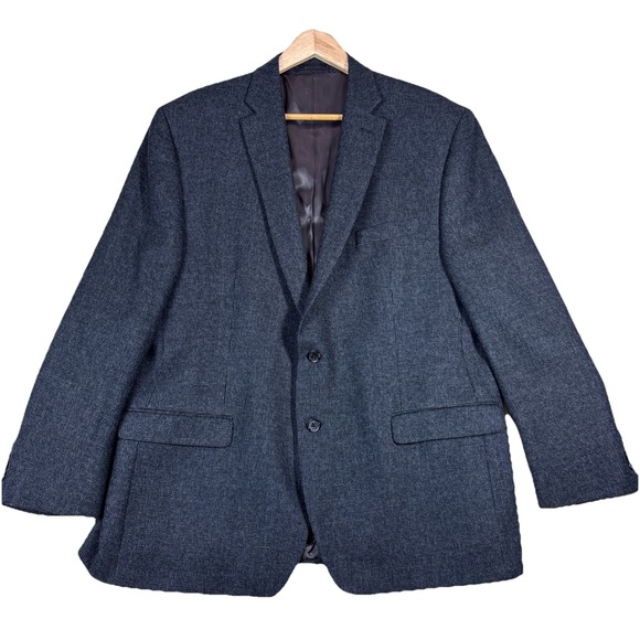 Lauren Ralph Lauren Other - Lauren Ralph Lauren Mens 48R Blazer Sport Coat 100% Wool Mini Herringbone